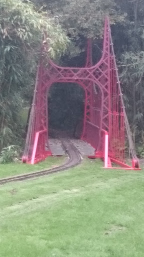 Minatuur Spoorwegbrug Stoomtreintjes