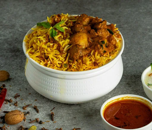 Hyderabadi Mushroom Biryani