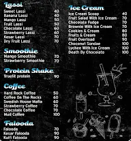 Cafe Hadiqa menu 1