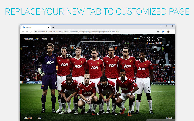 Manchester United Fc Wallpaper Custom New Tab