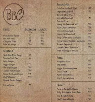 BunnyBee Cafe menu 1