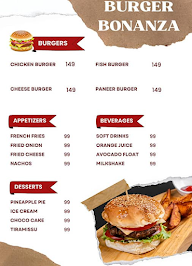 Burger Bonanza menu 1