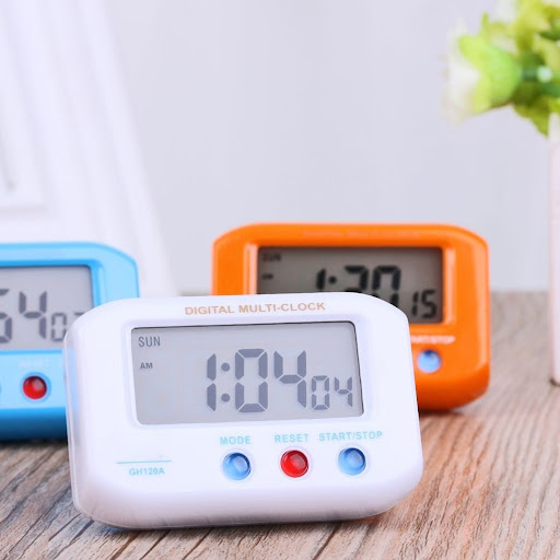 Title 3, 120A Portable Electronic Clock with Luminous Di...