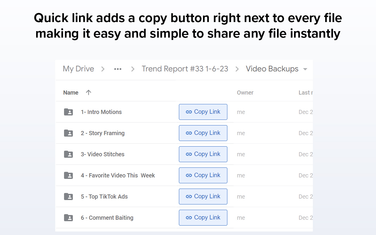 Quick Link for Google Drive Preview image 3