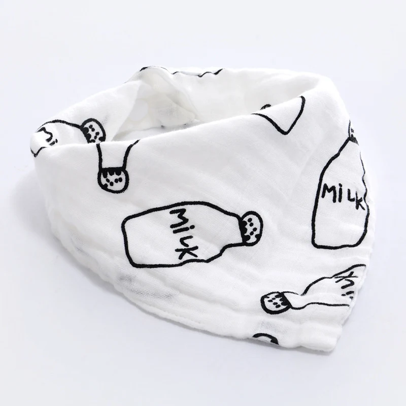 Baby Katoenen Gaas Driehoek Handdoek Zacht en Absorberend Perfect voor Spuugjes en Boertjes Veelzijdige Doek Zacht voor de Huid Wasbaar