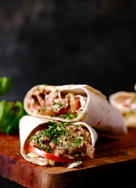 Paneer Bhel Grildo Wrap