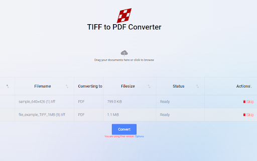 TIFF to PDF Converter