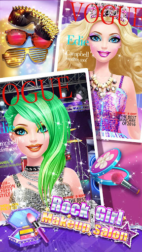 ud83cudf99ufe0fud83dudc67Music Girl Makeup Salon - Rock Star Dress Up screenshots 14