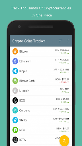 Screenshot Crypto Coin Tracker - All Cryp