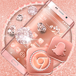 Cover Image of Descargar Tema del lanzador de oro rosa 1.5 APK