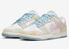 dunk low suede/white/blue