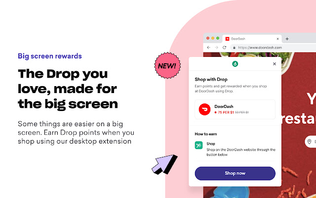 Drop: Shop Offers & Earn Cash Back chrome extension