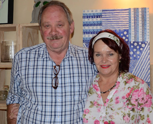 Kapula managing director Andre Appelgryn with his wife, Ilse, who founded the Bredasdorp candle company in 1993.