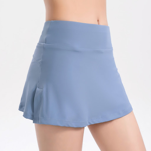 Title 6, Womens Fake Two-Piece Sports Shorts, Stretch a...