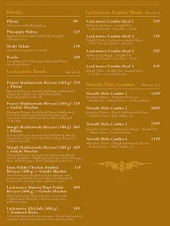 Lucknowee menu 1