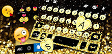 Gold Sparkle Pearls Tema de te APK
