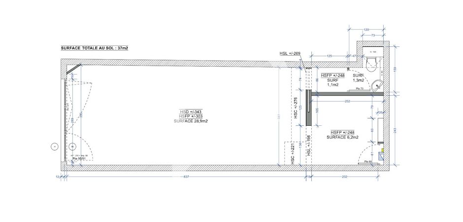 Vente locaux professionnels  38 m² à Cannes (06400), 90 000 €