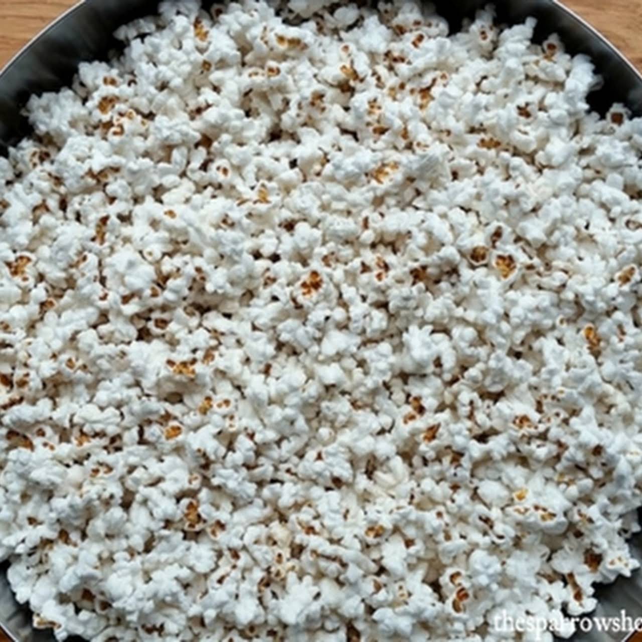 The Tastiest Homemade Popcorn