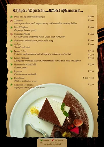 The Coffee Place menu 