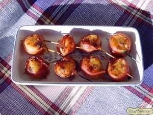 Red Lobster Bacon Wrapped Sea Scallops