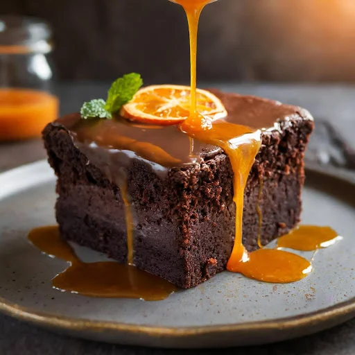 Hot Chocolate Orange Brownie