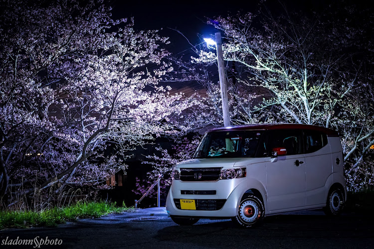 Nボックススラッシュの新潟・夜桜・Canon・ミラーレス一眼・N/onに関するカスタム事例の投稿画像5枚目