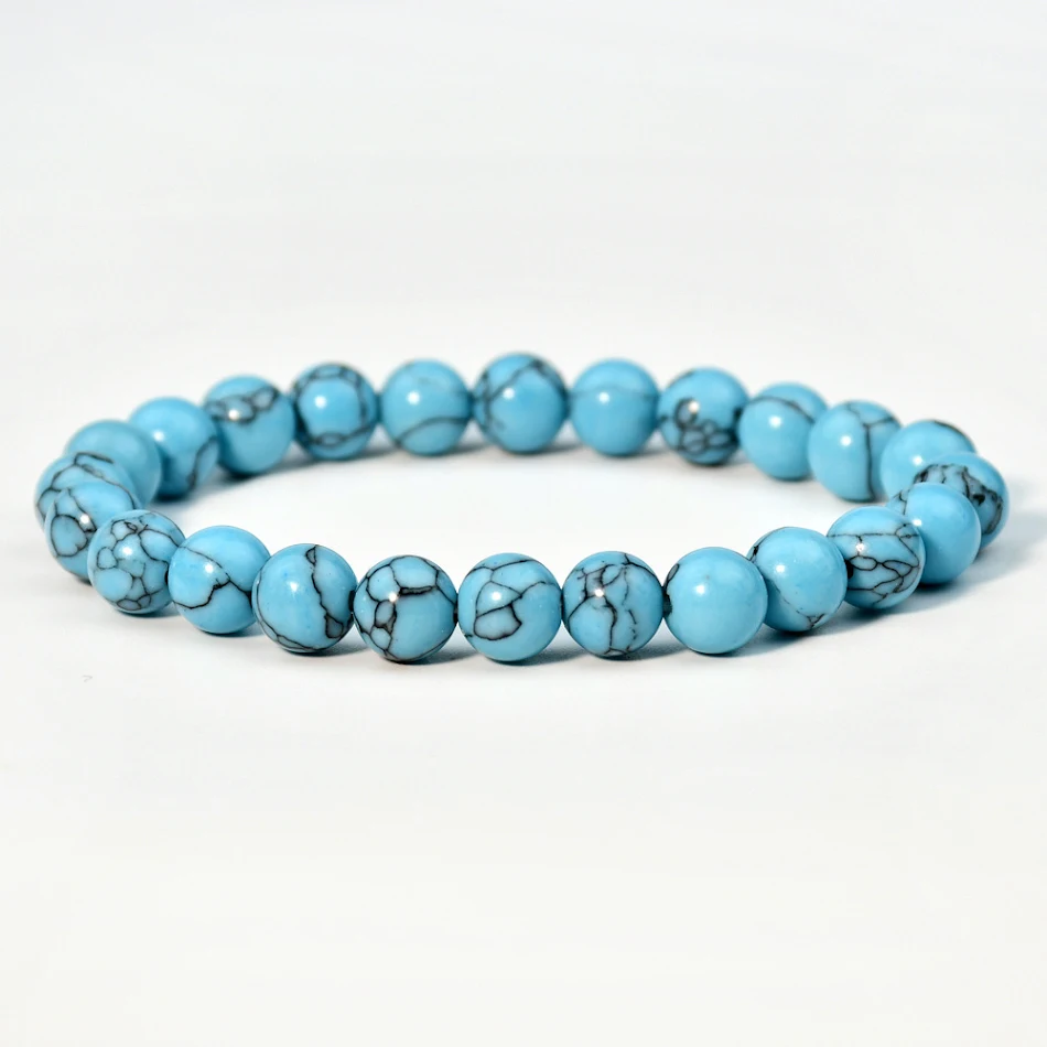 Nieuwe Chinese Armband 8mm Ronde Kralen Natuursteen Armband Agaat Kristal Toermalijn voor Geluk en Balans