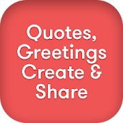 Quotes, Greetings Create & Share  Icon