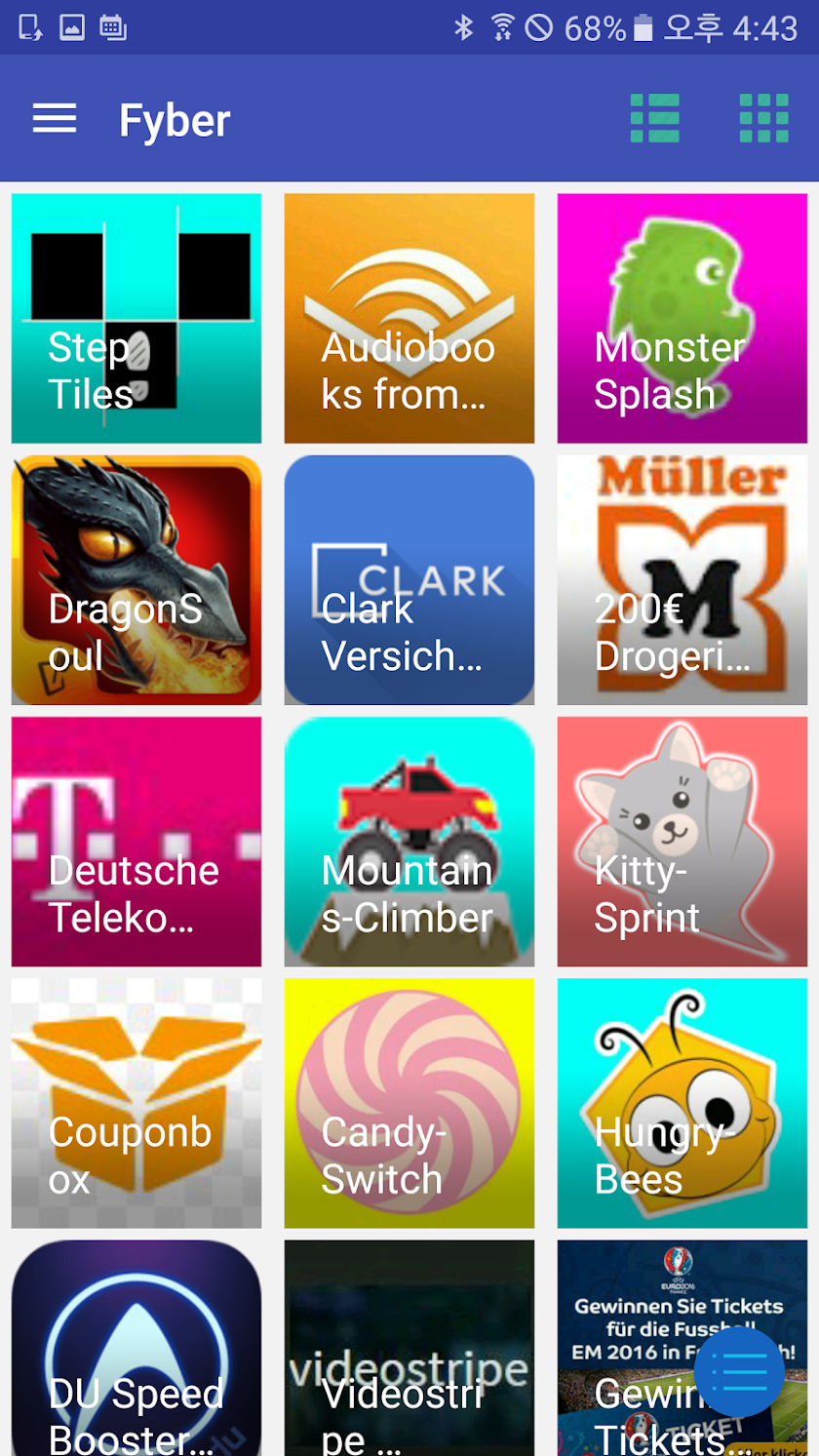 Fyber Challenge Screen 3