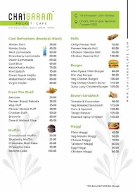 Chai Garam menu 2