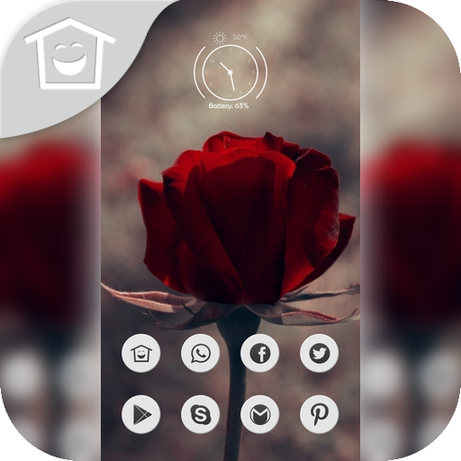美麗血色玫瑰主題 個人化 App LOGO-APP開箱王