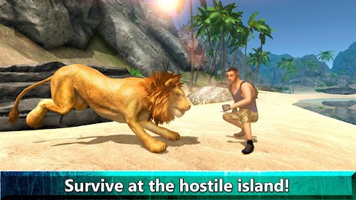 Android application Thrive Island Survival Sim 3D screenshort