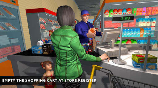 Virtual Supermarket Grocery Cashier 3D Family Game