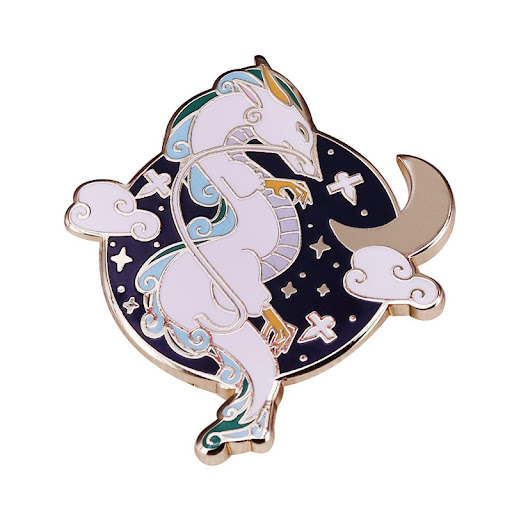 Title 2, Starry Cloud Hard Enamel Pin Cute Cartoon Moon ...