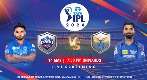 DC vs LSG: TATA IPL 2024 screening at The Terrace