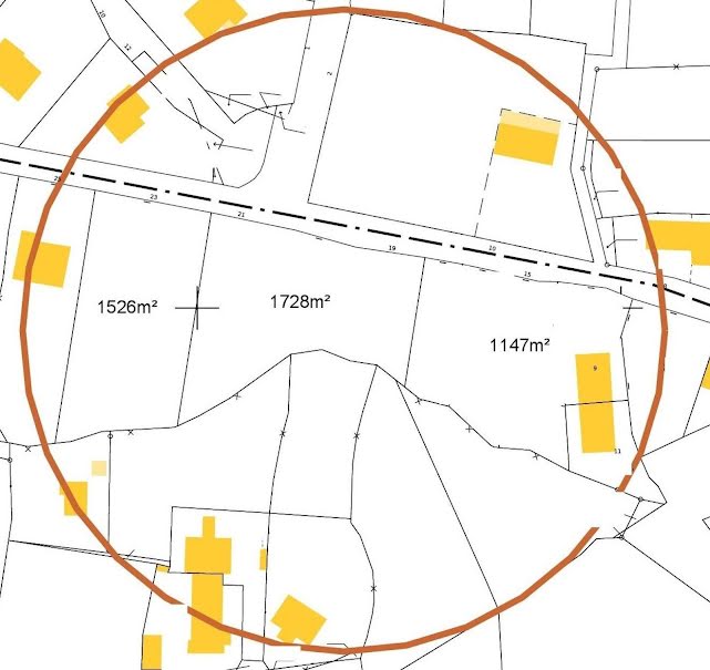 Vente terrain  1728 m² à Ydes (15210), 11 900 €