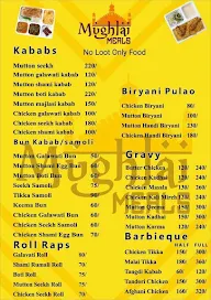 Mughlai Meals menu 1