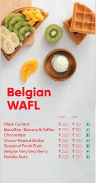 Wafl Cafe menu 1