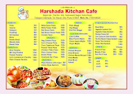 Harshada's Kitchen Cafe menu 1