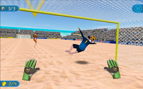 Soccer Goalkeeper - Beach Coast Goalie 1.0 APK + Mod (المال غير محدود) إلى عن على ذكري المظهر