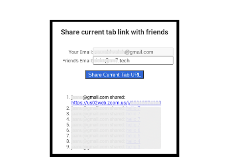 URL Share for Chrome