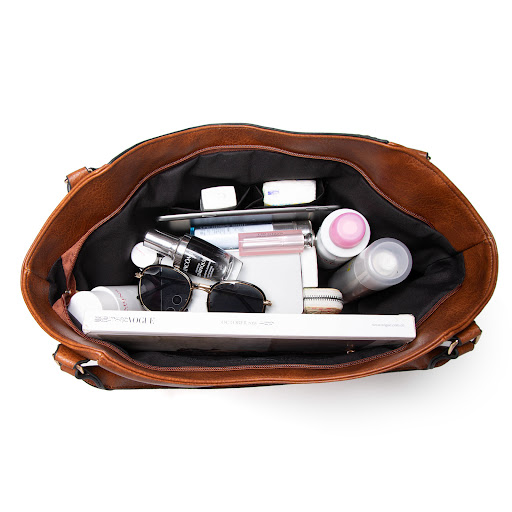 Title 4, Stylish and functional crossbody tote bag for e...