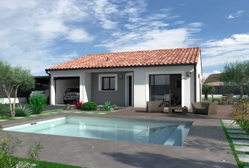  Vente Terrain + Maison - Terrain : 444m² - Maison : 86m² à Lieuran-lès-Béziers (34290) 