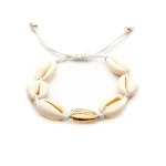 Gold White Bracelet