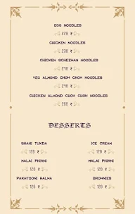 Hyderabad - E - Fusion menu 5