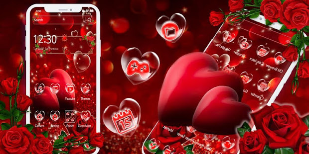 Beautiful red heart love theme(圖4)-速報App