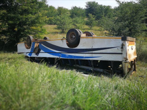 A bus that overturned on the R51 Balfour Road in Midvaal left 66 children injured on Thursday.