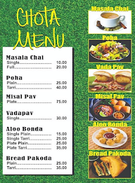 Chotu Chaiwala menu 1