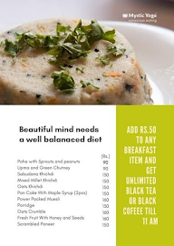 Mystic Yoga Cafe menu 8