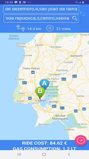 Taxi Fare Route Calculator